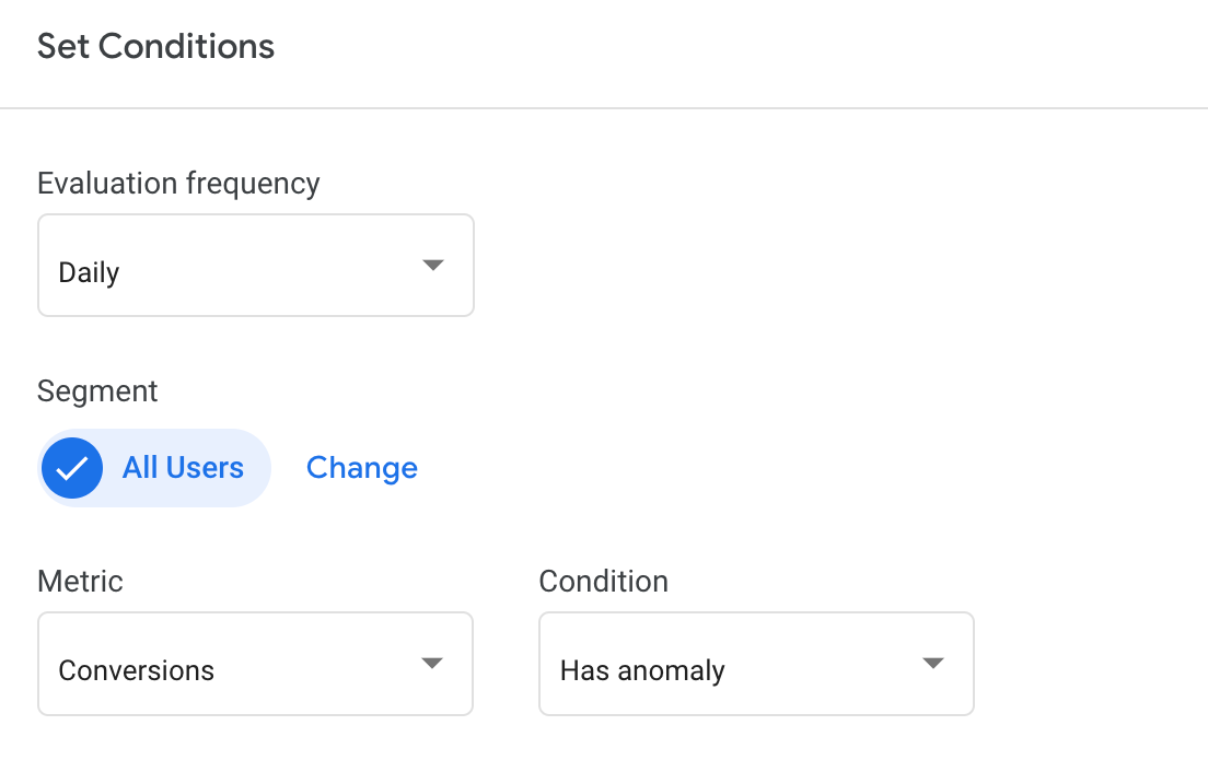 How to set up a new alert in GA4